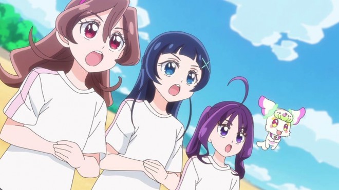 Scene from You and Idol Pretty Cure